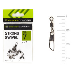 Вертлюги с застежкой Feeder Concept Strong Swivel № 7