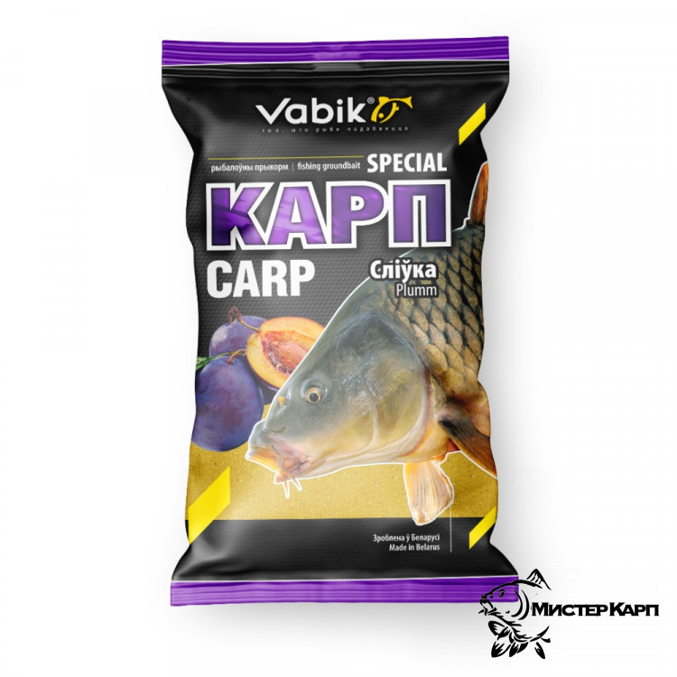 Прикормка Vabik Special Carp Plum (Карп Слива) 1 кг