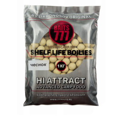 Тонущие бойлы 777 Baits Shelf Life Чеснок 1 кг