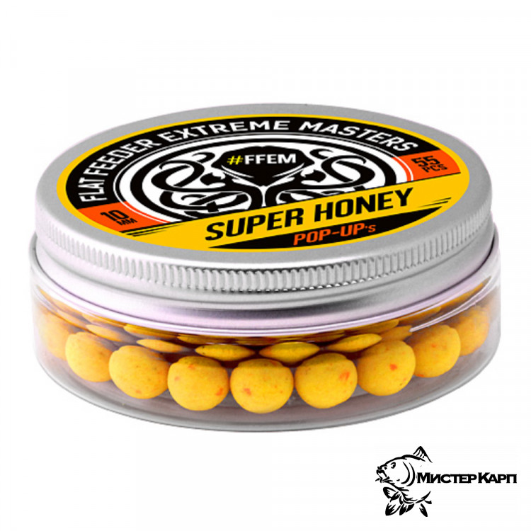Плавающие бойлы FFEM Pop-Up Super Honey (Мёд) 10 мм