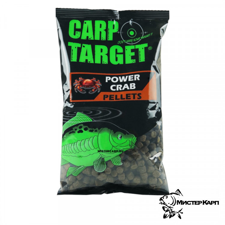 Пеллетс Fun Fishing Carp Target Pellets Power Crab (Краб) 9 мм 700 гр