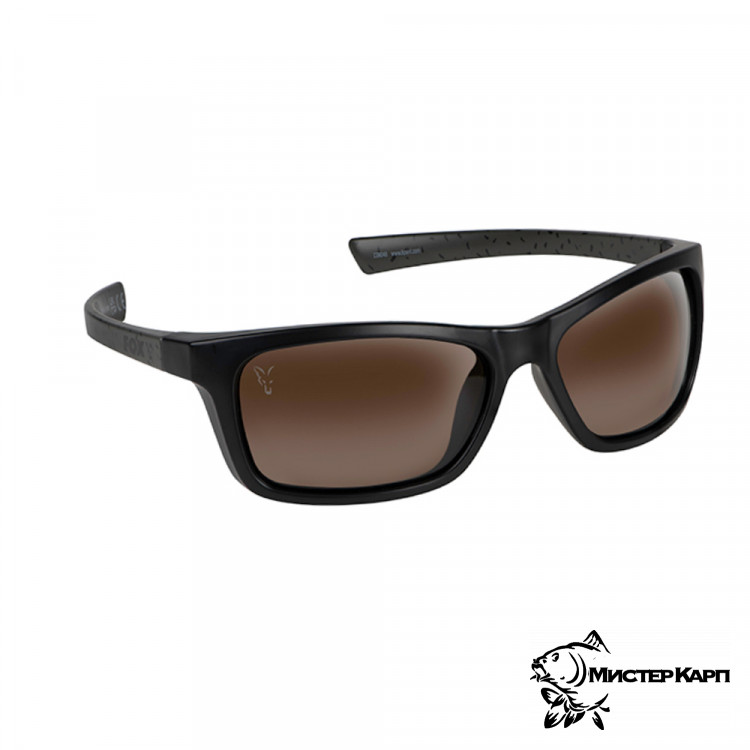 Очки солнцезащитные FOX Collection Wraps Black/Green Brown Lens