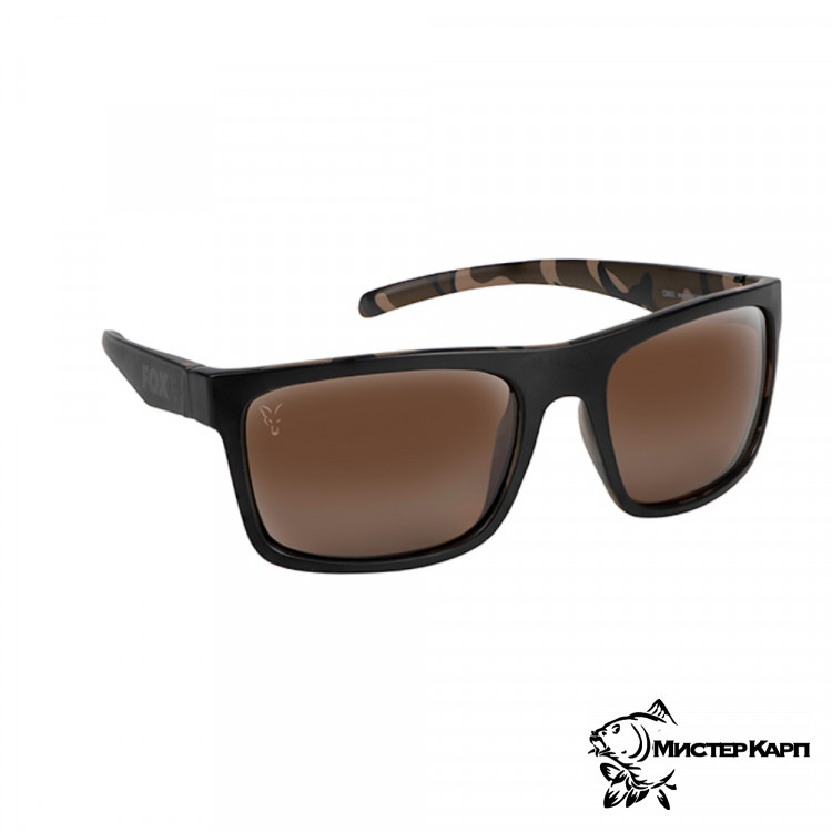Очки солнцезащитные FOX Avius Wraps Black/Camo Brown Lens