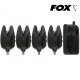 Набор сигнализаторов 4+1 FOX Micron RX+ 4 Rod Presentation Set с пейджером