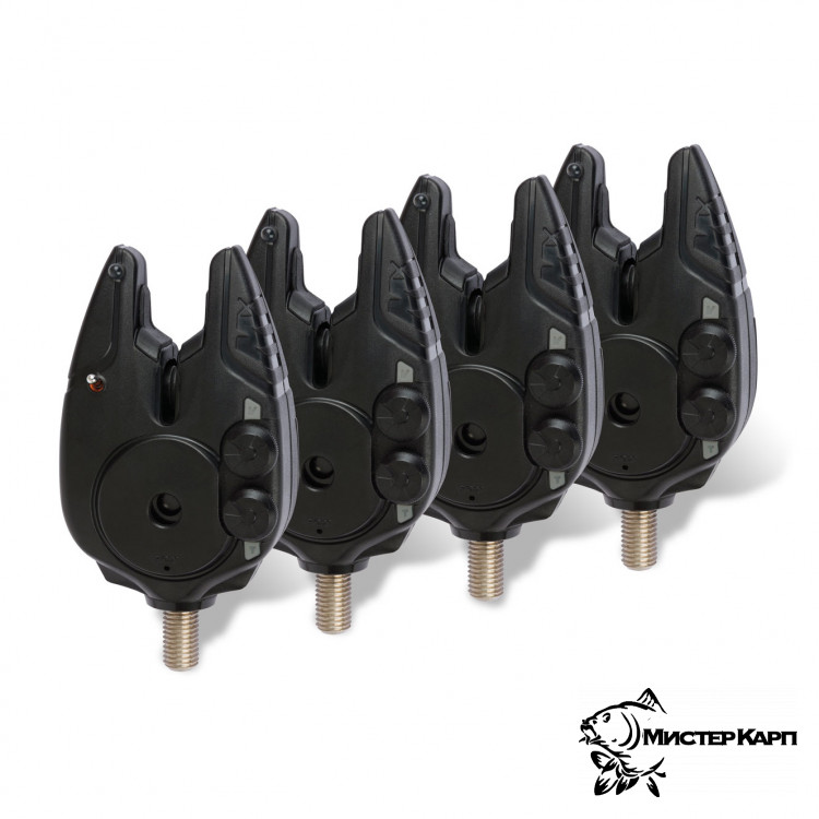 Набор сигнализаторов 4+1 FOX Micron MX+ 4 Rod Presentation Set с пейджером