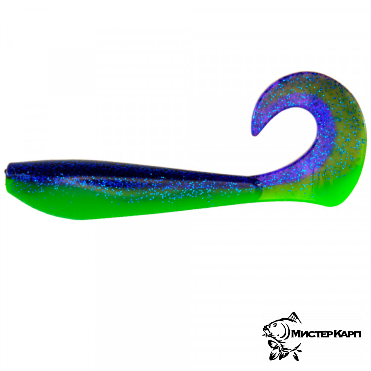 Приманка силиконовая Narval Curly Swimmer 12 см #025 Jazz