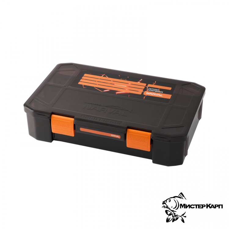 Коробка для приманок Narval Fishing Multi Case #Black & Orange