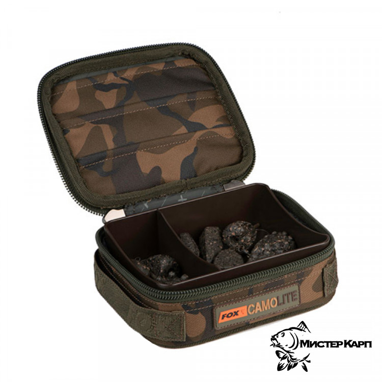 Сумка для грузил FOX Camolite Compact Rigid Lead & Bits Bag с жесткой вставкой