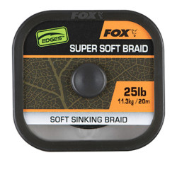 Поводковый материал FOX EDGES Naturals Super Soft Braid без оплётки
