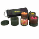 Компактный набор баночек для насадок в чехле Ridge Monkey Modular Hookbait Pots Camo