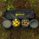 Компактный набор баночек для насадок в чехле Ridge Monkey Modular Hookbait Pots Camo