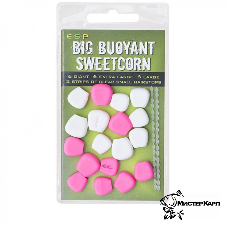 Искусственная плавающая кукуруза ESP Buoyant Sweetcorn Pink/White