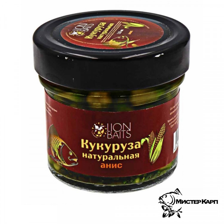 Насадочная кукуруза Lion Baits (Анис)