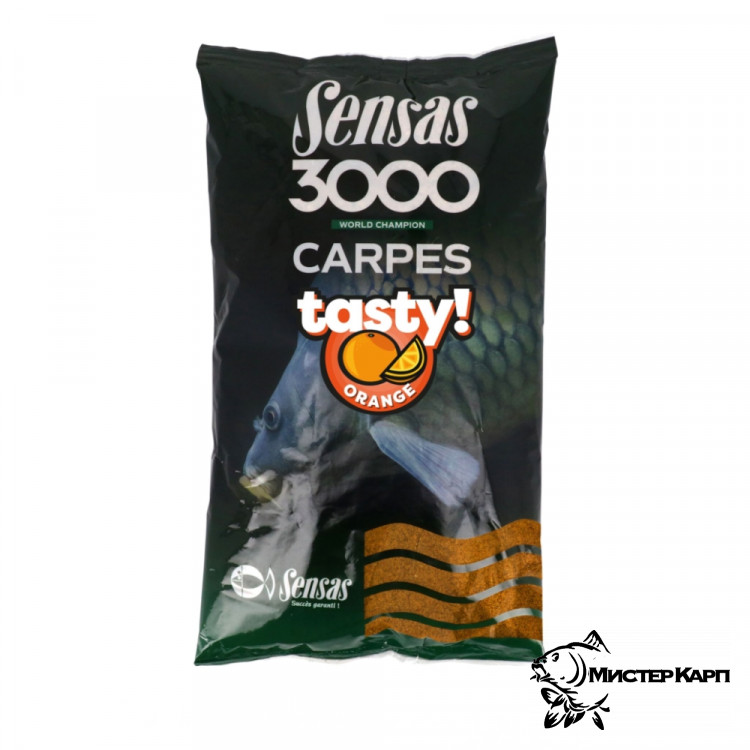 Прикормка Sensas 3000 Carp Tasty Orange 1 кг