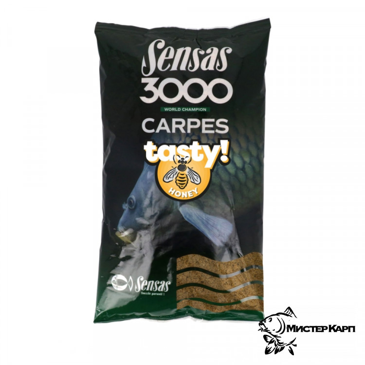 Прикормка Sensas 3000 Carp Tasty Honey 1 кг